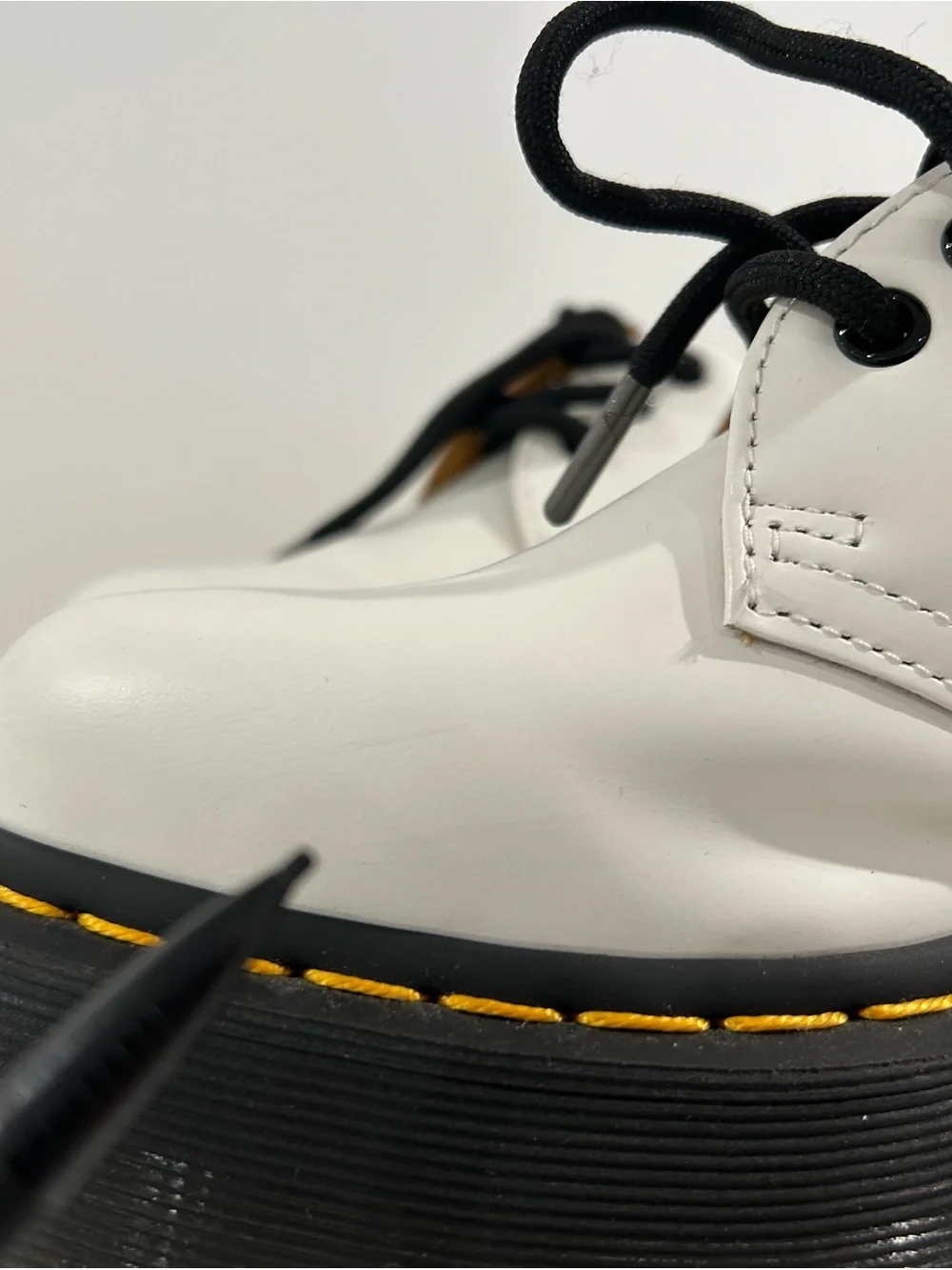 Dr. Martens 1461 Quad White Platform Oxford Shoes Women’s 8 EU 39